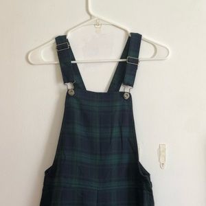 Overalls. Plaid. Arizona brand from JC Penney.